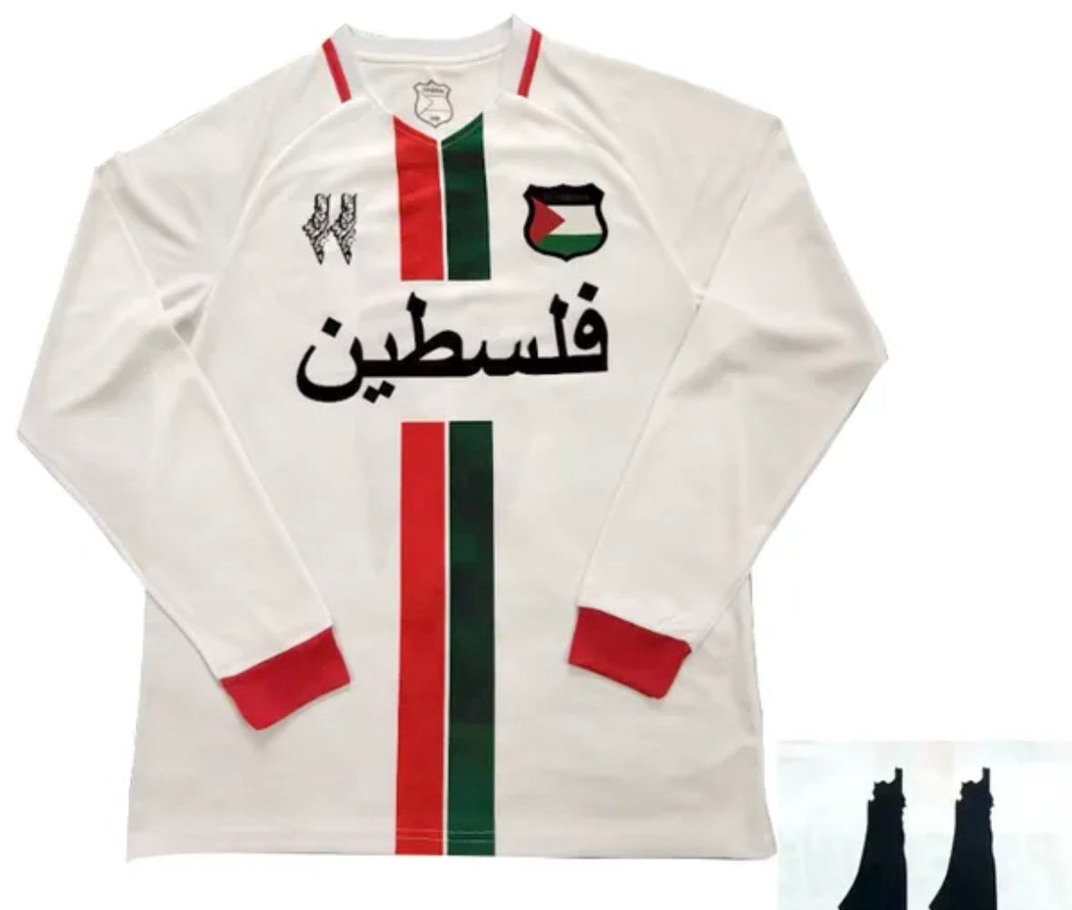 White Palestinian Short Sleeve Jersey